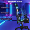 Gaming Chair with LED Gaming Chair Gamer Chairs RGB Light Lighting Computer Work