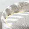 TeddyFleece Vanity Stool Dressing Table Chair Plush Pouffe Makeup Ottoman Pouffe