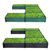 Garden Raised Bed Metal Planter Box Square/Rectangle Planting Trough Grow Beds