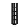 Nati Corner Bookcase – 5-Tier Freestanding Shelf Unit, 161cm High, 11 Colours