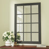 Rectangle Shape Arched Window Mirror Durable Metal Frame Wall Mounted Home Decor