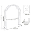 Metal Wedding Ceremony Arch Frame Backdrop Stand Garden Arbor Climbing Pergola