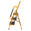 3 Step Ladder With Safety Handrail Foldable Safety Non Slip Matt Safe Heavy Duty