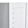 LED Bathroom 2 Doors Mirror Cabinet with Shaver Socket/Touch Sensor/Demister