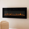 60 inch Insert / Wall Mounted LED Fireplace Electric Inset Fire Media Flames UK