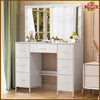 Large Dressing Table with LED Mirror Modern Makeup Desk Vanity Table 7 Drawers