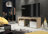 TV Unit Cabinet | TV Stand 145cm | Sideboard with High Gloss Doors | Free LED
