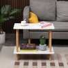 Simple Coffee Table White Sofa Side Table End Table for Living Room Modern