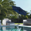 Garden Patio Parasol Sun Shade UV Protection Umbrella Steel Tilting Crank Handle