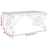 Garden Coffee Table Outdoor Patio Dining Solid Wood Fir