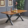2x Industrial Steel Table Legs Stand Feet Trapezium X A Sandglass Shape Frame UK