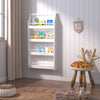 Kids Bookcase Wall-mounted Bookshelf Display Storage Rack With 4 Tier Shelves