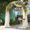 Large Arched Door Wedding Arch Background Flowers Balloons Stand Metal Frame