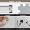 Hollywood Makeup Mirror Large Vanity Light Mirror with 14 Dimmable LED Bulbs
