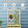 Raised Garden Bed 104 cm Tall Wooden Elevated Planter Box-Natural