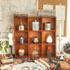 Vintage Wooden Small Cabinet Storage Box Desktop Organizer Unit Display Shelving