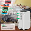12L Dehumidifier For Mould and Moisture Extraction Quiet 36dB - 25㎡ with Wheels