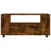 Camerina TV Cabinet Smoked Oak 102x34.5x43 Engineered Wood,TV Stand T4S9