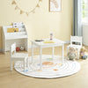 Kids Table and Chairs Set Wooden Preschoolers Children's Table with 2 Chairs Set