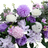 Wedding Artificial Rose Flower Row Arch Floral Ornament Background Arrangement