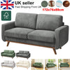 3 Seater Corduroy Sofa Modern Sofa Couch Settee Armchair Room Home Office 172cm