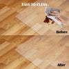 Rectangular Floors 900x1200mm Office Chair Desk Mat PVC Frosted Carpet Protector