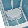 Folding Bathtub Water Tub Adult Children Kids Spa Soaking Sauna SPA Bath Tub Lid
