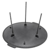 Cast Iron BBQ Griddle Pan Camping Picnic Standing Non Stick Grill Plate Skillet