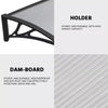 Door Canopy Awning Shelter Front Back Porch Outdoor Shade Patio Roof Rain Cover
