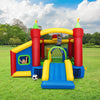 Kids Bouncy Castle Inflatable Bouncer House Blow Up Jumper w/Slide Carrying Bag