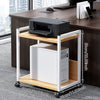 2/3 Layers Office Printer Computer Host Rack Filing Organizer Holder Pulley Desk