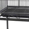 Large Bird Cage Parrot Cage with 4 Wheel Budgie Canary Finch Cockatoo Play Stand