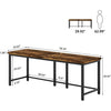 Double Computer Desk 78.7 Inch Two-Person Study Table