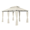 Mondeer 3x4m Garden Gazebo Heavy Duty Garden Marquee Party Camping Tent Canopy