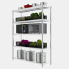 4/5 Tiers Stainless Steel Storage Rack/Shelving Kitchen/Office/Garage Shelf Unit