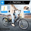 24" Tricycle 3 Wheel 7-Speed Adult Bicycle Tricycle Trike Bike with Basket NEW!