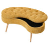 Window Seat Chenille Ottoman Storage Box Bed End Sofa Bench Buttoned Foolstool