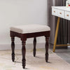 Vanity Chair Dressing Table Stool Makeup Seat Baroque Piano Chair, 46.5x39x29 CM