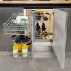 Cabinet Pull Out Kitchen Unit Blind Magic Corner Base Shelves Storage Basket