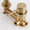 Bathroom Brass Basin Mixer Taps Swivel Spout Sink Faucet Brushed Gold,MetalGun