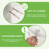 3-Tire Over-The-Toilet Storage Shelf Space Saving Shelf Metal Bathroom Organizer