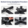 4 Size&5 Color Patio Parasol Sunshade Outdoor Canopy Tilt Crank Garden Umbrella
