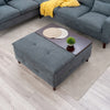 Extra Lift Up Square Storage Ottoman,Upholstered Coffee Table Storage Ottoman