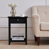Small Side Table With Storage Bedside Nightstand Tea Sofa End Table Living Room