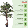 NEW! Artificial Ficus Tree Plant 120cm Indoor Outdoor Garden Decoration