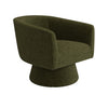 Green Boucle Swivel Accent Chair - Cairo BUN/CRR002/95867