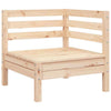 Swpsd Sofa Chairs Garden Sofa 3-Seater Solid Wood Pine Seats Patio U6T8