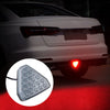 Universal F1 Style Triangle 19 LED Rear Stop Tail 3rd Brake Strobe Light UK