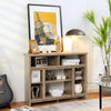 Rustic Corner TV Stand Entertainment Center Media Console Table for TV up to 48"