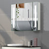 LED Bathroom Mirror Cabinet With Shaver Socket Storage/Anti Fog/Sensor Switch UK